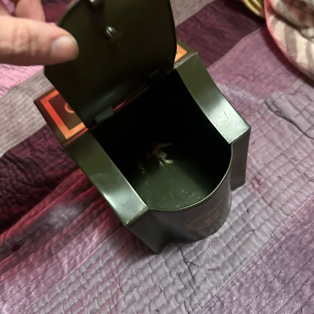 Rare Original Gucci Metal Hinge metal storage Container